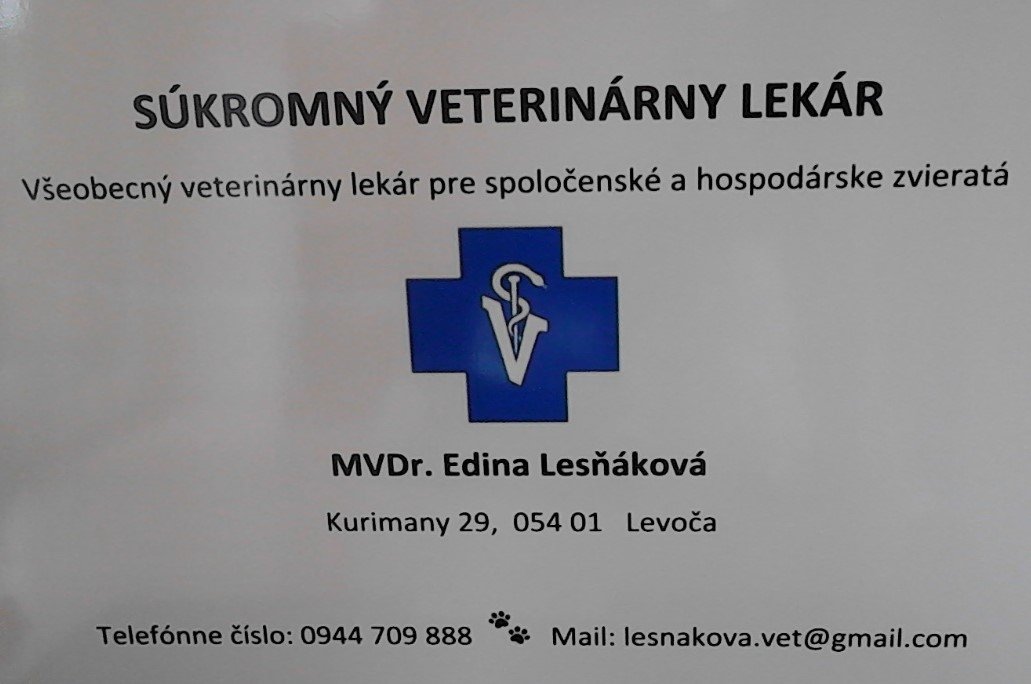 MVDr. Edina Lesňáková - veterinárny lekár